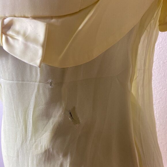 VTG HANDMADE ILGWU SILK WOMEN DRESS SIZE SM NEEDS PROFESSIONAL CLEANING - Picture 6 of 14